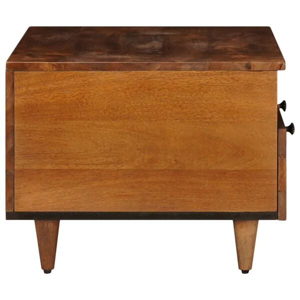 vidaXL Mueble de TV Nogal 70 x 33 x 46 cm Madera de mango maciza