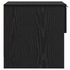 vidaXL Mueble cama con caj&oacute;n 2 pcs Roble Negro 40 x 39 x 40cm