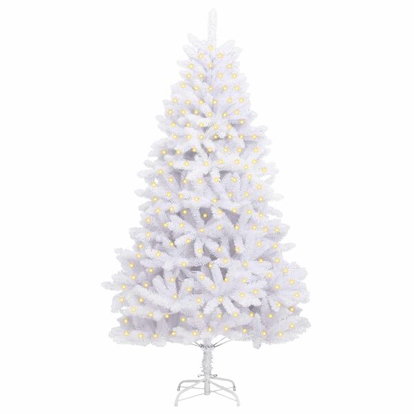vidaXL &Aacute;rbol de Navidad artificial con 300 LED 180 cm PVC y Metal
