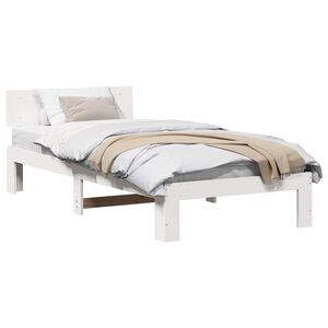 vidaXL Estructura de cama 90 x 200 cm Madera de pino macizo