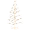 vidaXL Árbol de Navidad de madera Natural 210 cm Madera maciza de pino