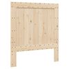 vidaXL Estructura de cama con cabecero madera maciza de pino 90x200 cm