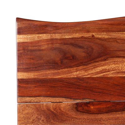 vidaXL Mesa de comedor de madera de Sheesham maciza 180x90x76 cm
