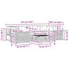 vidaXL Conjunto de sof&aacute;s de exterior 7 pcs Gris Natural y Claro