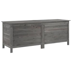 vidaXL Arc&oacute;n jard&iacute;n madera maciza abeto gris antracita 150x50x56,5 cm