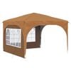 vidaXL Carpa Plegable para Fiestas 290 x 290 x 245 cm Beige