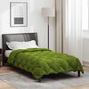 vidaXL Edred&oacute;n de Invierno Verde 200 x 135 cm Microfibra