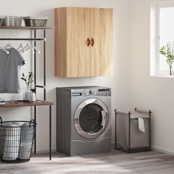 vidaXL Armario de pared roble Sonoma 69,5x34x90 cm