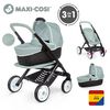 Smoby Cochecito y silla de paseo para muñecos Maxi Cosi verde salvia