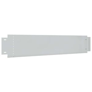 vidaXL Cercas para el c&eacute;sped 5 piezas acero galvanizado 100x19 cm