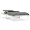 vidaXL Estructura de cama sin colch&oacute;n metal blanco 100x200 cm