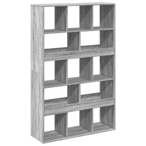 vidaXL Separador de ambientes madera gris Sonoma 100x33x156,5 cm