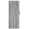vidaXL Armarios de pared 2 uds madera de ingenier&iacute;a gris Sonoma