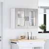 vidaXL Armario de cocina de pared con puerta de cristal "Kalmar" de, madera de ingenier&iacute;a Sonoma gris