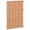 vidaXL Puerta de jard&iacute;n 100 x 150 cm WPC y Aluminio Marr&oacute;n