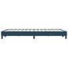vidaXL Estructura de cama sin colch&oacute;n terciopelo azul oscuro 120x220cm