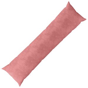 vidaXL Funda de almohada HEERLEN Rosa 40 x 145 cm Terciopelo