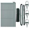 vidaXL Poste de Valla Verde 25 x 0,5 m (malla de 50 mm) Acero