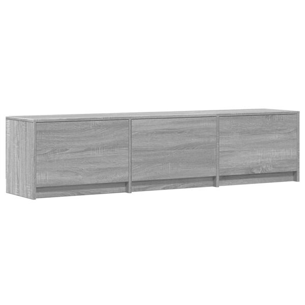 vidaXL Mueble de TV Gris Sonoma 165 x 34 x 40 cm Madera de ingenier&iacute;a