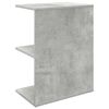 vidaXL Mesita de noche madera contrachapada gris hormig&oacute;n 46,5x29x61cm