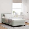 vidaXL Cama tipo Box Spring Gris Claro 100 x 200 cm Terciopelo