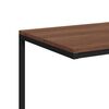 vidaXL Mesa auxiliar con ruedas madera de ingenier&iacute;a negra 55x35x70 cm
