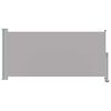 vidaXL Toldo lateral retr&aacute;ctil para patio 120x300 cm gris