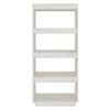 vidaXL Estantería/divisor de espacios madera pino blanco 60x35x135 cm