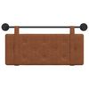 vidaXL Cabecera Colgante Montaje en la pared Marr&oacute;n 100 cm PU antiguo