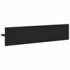 vidaXL Perchero de pared Roble Negro 80 x 10,5 x 18 cm