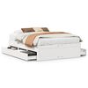 vidaXL Cama sin colch&oacute;n con cajones madera de pino blanco 140x190 cm