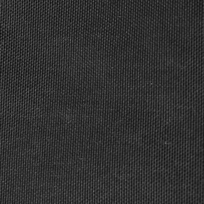 vidaXL Toldo de vela rectangular tela Oxford gris antracita 4x6 m