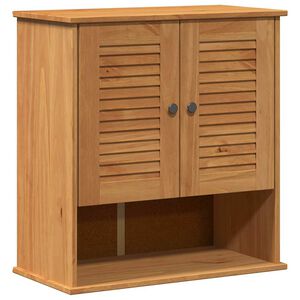 vidaXL Mueble de Cuarto de Ba&ntilde;o con estante VIGO Marr&oacute;n y Marr&oacute;n Miel
