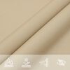 vidaXL Toldo de vela cuadrado tela Oxford beige 2,5x2,5 m