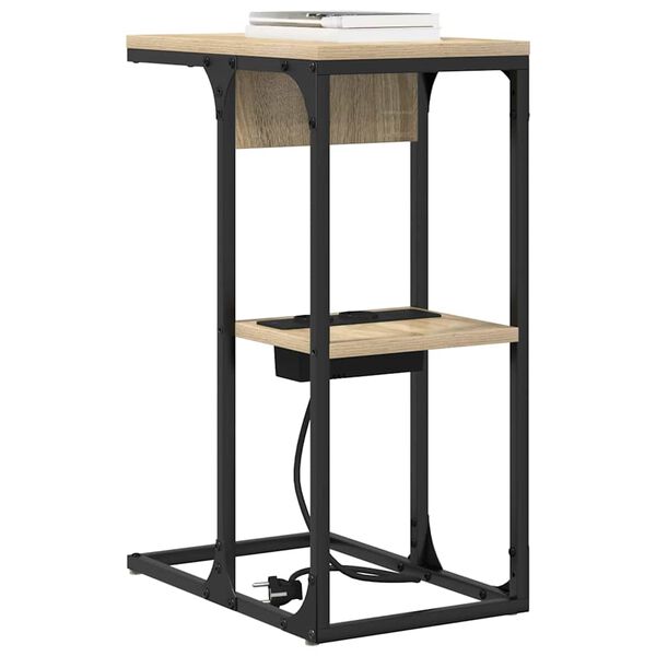 vidaXL Armario de Noche Roble Sonoma 41,5 x 26 x 60,5 cm