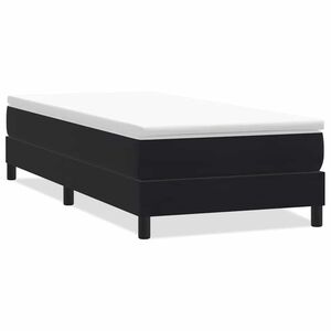 vidaXL Cama box spring sin colch&oacute;n negro terciopelo 100x220 cm