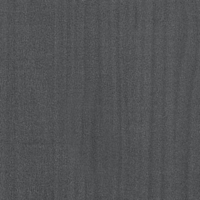 vidaXL Mesitas de noche 2 uds madera maciza pino gris 40x30,5x35,5 cm
