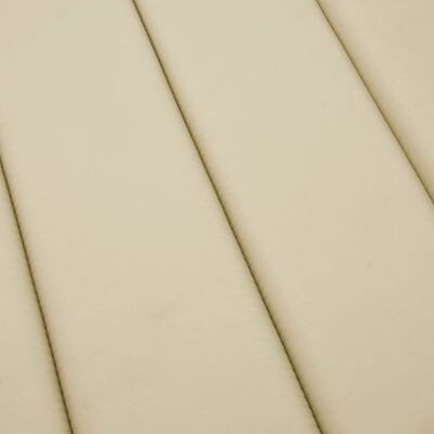 vidaXL Cojín de tumbona de tela Oxford beige 186x58x3 cm