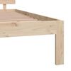 vidaXL Estructura de cama sin colchón madera maciza de pino 140x200 cm
