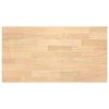 vidaXL Encimera de cocina rectangular madera maciza roble