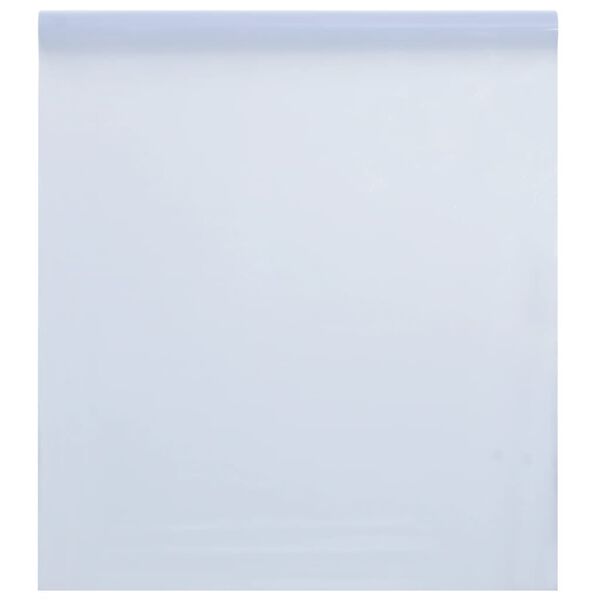 vidaXL L&aacute;mina de ventana esmerilada PVC blanco 90x2000 cm
