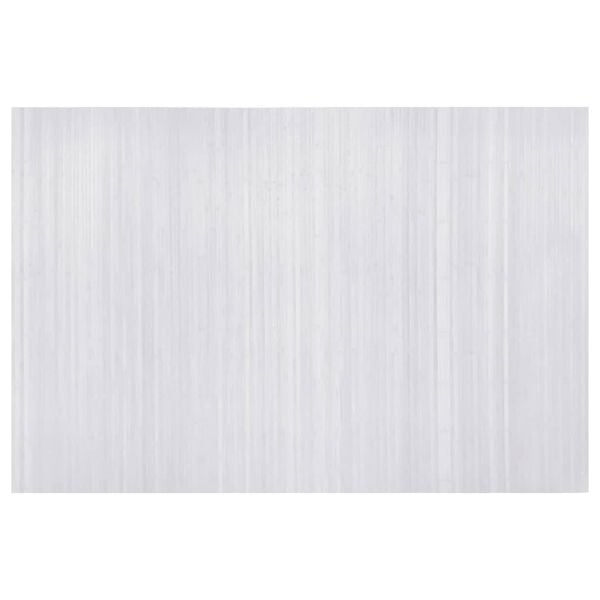 vidaXL Biombo divisor bambú blanco 250x165 cm