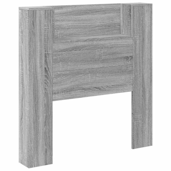 vidaXL Cabecero Gris Sonoma 100 x 16,5 x 103,5 cm Madera de ingenier&iacute;a