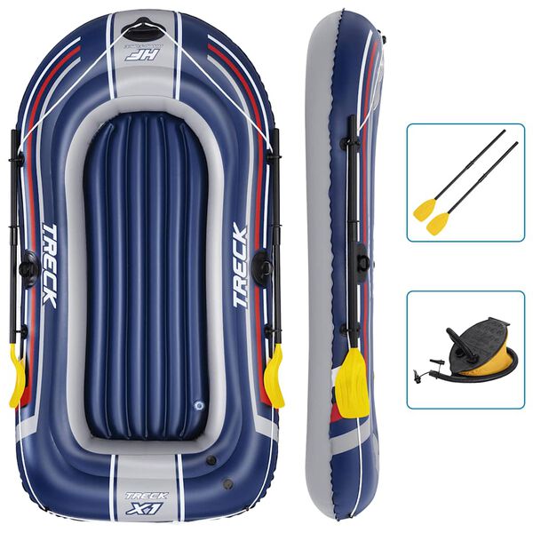 Bestway Barca inflable Hydro-Force con remos y bomba azul
