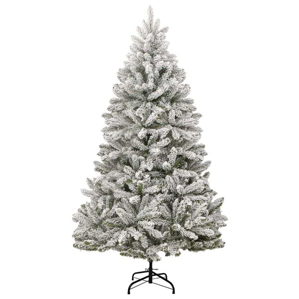 vidaXL &Aacute;rbol de Navidad artificial Verde y 210 cm PVC y Metal