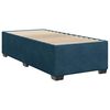 vidaXL Cama box spring con colch&oacute;n terciopelo azul 100x200 cm