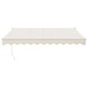 vidaXL Toldo retr&aacute;ctil aluminio y tela color crema 3x2,5 m