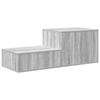 vidaXL Armario de almacenamiento 2 pcs Gris Sonoma 103 x 41 x 40 cm