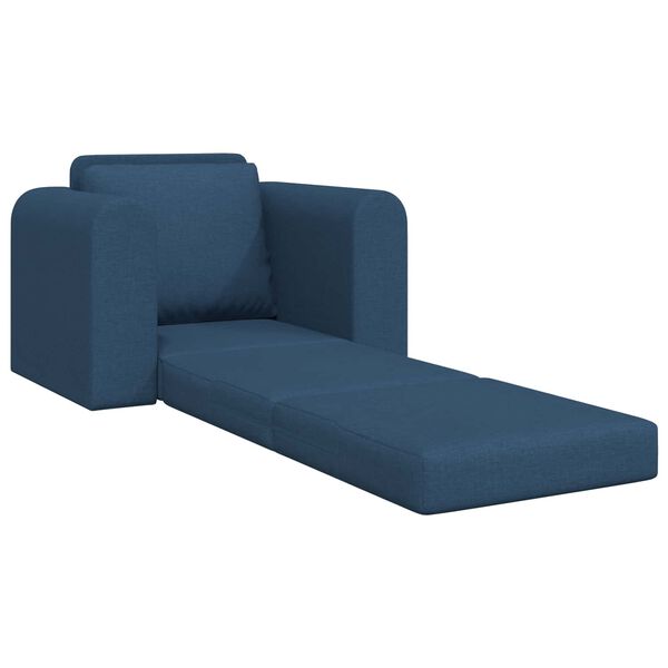 vidaXL Sof&aacute; cama Azul 98 x 71 x 83 cm tela