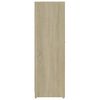 vidaXL Armario de baño madera contrachapada color roble 30x30x95 cm